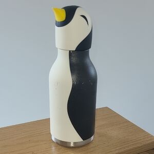 Asobu Penguin Design Insulated Water Bottle - Black and White